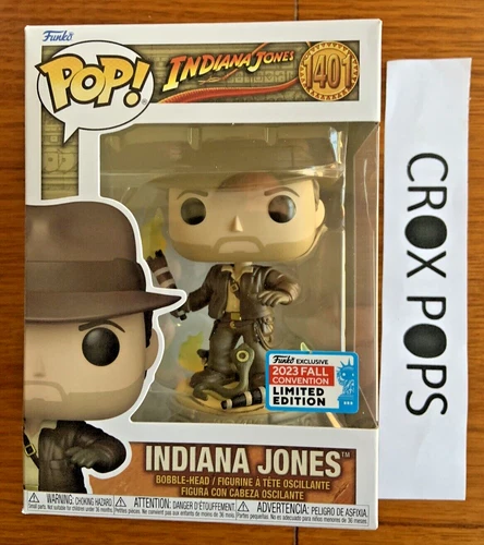INDIANA JONES NYCC 1401 Funko Pop Vinyl New in Mint Box + PROTECTOR