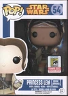 J | Funko POP Star Wars Princess Leia as Boushh Unmasked SDCC w/Soft Protector