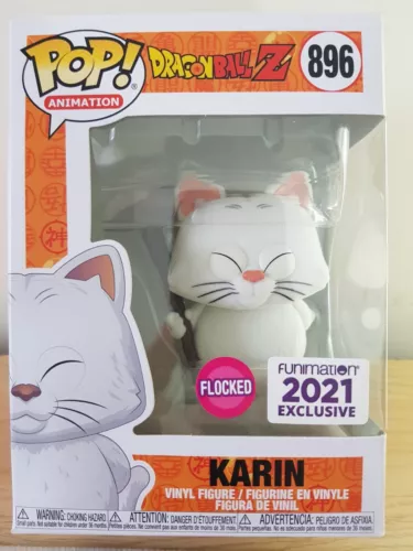 Karin - Funko Pop! #896 - Flocked - Dragon Ball Z (DBZ) - with protector