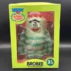 Kidrobot Yo Gabba Gabba! Brobee NIB Kid Robot Furry Vinyl Toy Collectible Pop