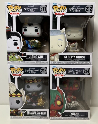 Legendary Creatures & Myth 211-214 Jiang Shi Sleepy Ghost Yecha Funko Pop Asia