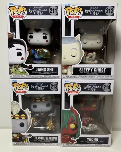 Legendary Creatures & Myth 211-214 Jiang Shi Sleepy Ghost Yecha Funko Pop Asia