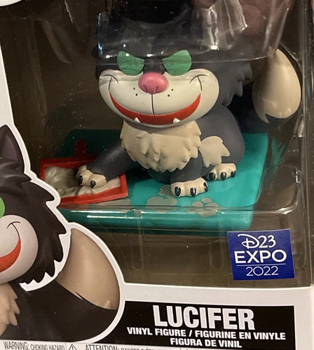 LUCIFER #1236 D23 Expo Exclusive Funko Pop Disney Villains + PROTECTOR