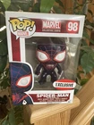 Marvel Collector Corps Exclusive Spider-Man (Miles Morales) Funko Pop (98) - NM