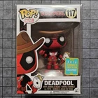 Marvel - Deadpool (Cowboy) - #117 Exclusive Funko Pop w/Protector - NEW NIB