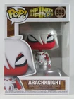 Marvel Funko Pop - Arachknight - Infinity Warps - No. 859 - Free Protector