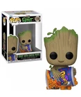 MARVEL I AM GROOT - GROOT WITH CHEESE PUFFS  3.75" POP VINYL FIGURE 1196 FUNKO