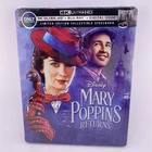MARY POPPINS RETURNS (4K UHD+Blu-ray) BEST BUY EXCLUSIVE STEELBOOK NEW