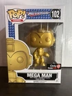 Mega Man Gold Game Stop Excl Games Vaulted Funko Pop 102 With Protector