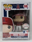Mike Trout Funko Pop Red Jersey (08) NIB With Protector Mint