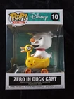 MINT  DISNEY ZERO IN DUCK CART  FROM NIGHTMARE BEFORE CHRISTMAS FUNKO POP