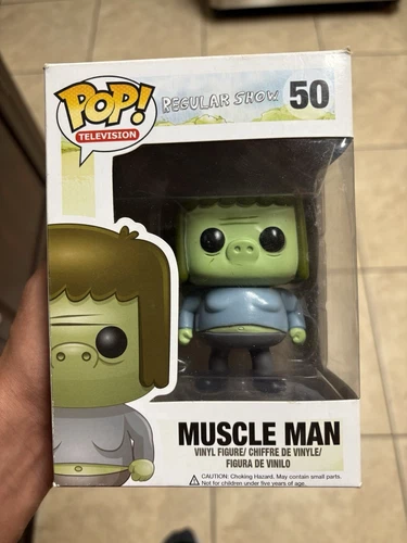Muscle Man Funko Pop #50 Regular Show Vinyl with Pop Protector