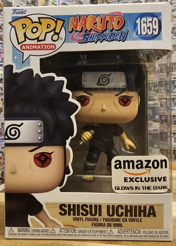 Naruto Shippuden Shisui Uchiha #1659 GITD Amazon Exclusive Brand New Funko Pop
