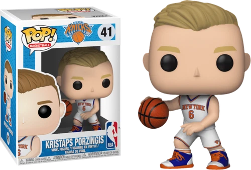 NBA Basketball - Kristaps Porzingis New York Knicks #41 Pop! Vinyl Figure