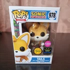 New Funko Pop! Exclusive Vinyl: Sonic The Hedgehog (978) Tails Flocked Chase