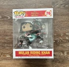 NEW Funko Pop! Rides 6" MULAN Riding KHAN #76 Disney