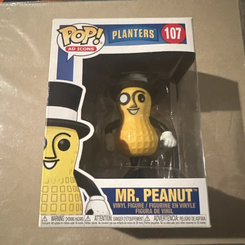 New Funko Pop! Vinyl: Ad Icons - Planters #107 Mr. Peanut Vinyl Figure