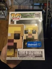 New ListingFunko Pop! Games Minecraft Steve In Gold Armor (Walmart) Vinyl Figure #321