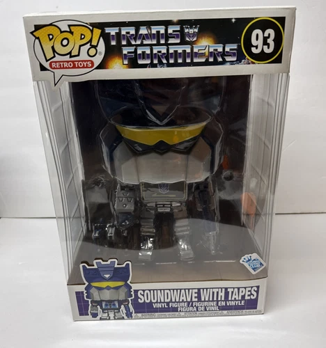New ListingFunko Pop! Transformers - Soundwave with Tapes #93 10 Inch GameStop Exclusive
