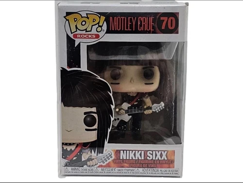 New ListingRocks Funko Pop - Motley Crue - Nikki Sixx #70 Vaulted Rare