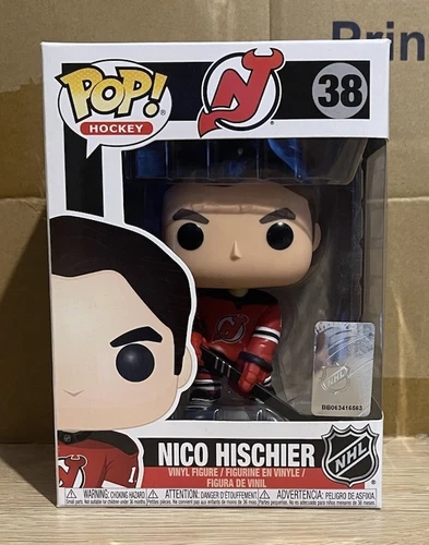 Nico Hischier #38 Funko Pop Vinyl Figure Hockey New Jersey Devils.