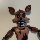 Nightmare Foxy Funko 5" Articulated Figure Five Nights at Freddy's 2016 FNAF