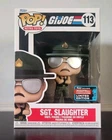 NYCC 2022 Funko Pop! GI Joe Sgt. Slaughter #113 Official Sticker Exclusive 👓