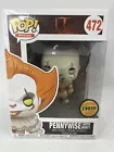 Pennywise with boat "It" Funko Pop! Vinyl Figure #472 Chase w/ Pop Protector