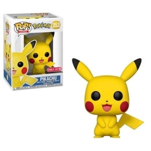 Pikachu 353 Target Pokemon Funko Pop Vinyl New in Mint Box + Protector