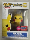 Pikachu (Flocked) 598 ~ Pokemon ~ Funko Pop Vinyl ~ 2020 Fall Con + PROTECTOR