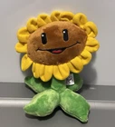 Plants vs Zombies PVZ SUNFLOWER Plush Toy 7" Worldmax 2013 RARE PopCap