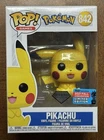 Pokemon PIKACHU Diamond Funko Pop #842 2021 NYCC Fall Convention Exclusive