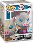 Pop Animation Demon Slayer Figure Exclusive - Inosuke Hashibira Flocked #870