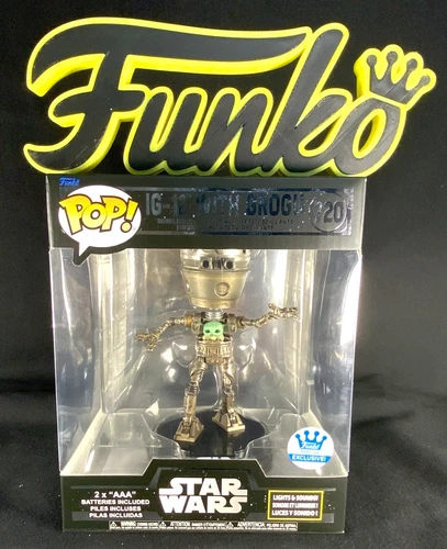 Pop Cave 2024 - STAR WARS: MANDALORIAN - IG-12 w/Grogu EXCLUSIVE LIGHTS & SOUND