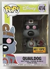 Pop Funko Quaildog Figure #414 Quail Dog Doug Cartoon Exclusive With Protector