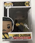 POP Lando Calrissian Star Wars #313 Funko Excellent Condition Sci-Fi