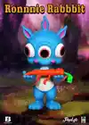 POP Life Ron English Ronnnie Rabbbit Figure - Limited Edition Collectible!