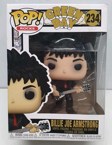 Pop Vinyl Figure Green Day Billie Joe Armstrong #234 Rocks Series NIB Ave Box