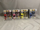 Power Rangers Funko Pops - Metallics; Red, Blue, Pink, Yellow