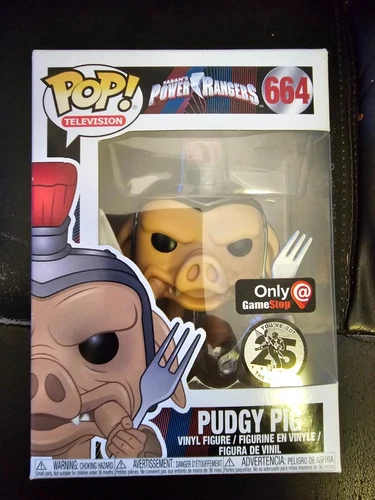 Power Rangers - Pudgy Pig #664 (GameStop Exclusive)  Funko BRAND NEW IN BOX
