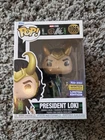 President Loki & Alligator 1066 Funko Pop Marvel 2022 Winter Con In Protector