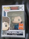 RARE 2018 FUNKO POP STRANGER THINGS DUSTIN SNOWBALL DANCE #617 SUMMER CONVENTION