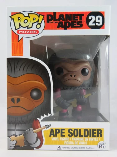 Rare APE SOLDIER 29 Planet of the Apes Funko Pop Vinyl New in Box + PROTECTOR