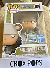 RARE BARTHOLOMEW KUMA ONE PIECE WONC 1876 FUNKO POP NEW IN Mint BOX + PROTECTOR
