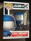 RARE Cobra Commander SE 47 G.I. Joe Funko Pop Vinyl New in Mint Box + Protector