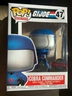 RARE Cobra Commander SE 47 G.I. Joe Funko Pop Vinyl New in Mint Box + Protector