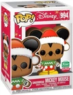 RARE Gingerbread Mickey Mouse 994 Funko Shop Pop Vinyl New in Mint Box+Protector