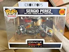 RARE Sergio Perez 306 F1 Red Bull Racing Champ Large Funko Pop Vinyl New in Box