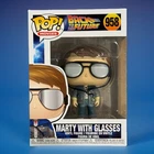 RARE Vaulted Back To The Future Funko Pop #958 Marty McFly With Glasses