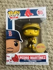Red Sox Pedro Martinez Funko Gold Pop Exclusive One, Collectible Item.